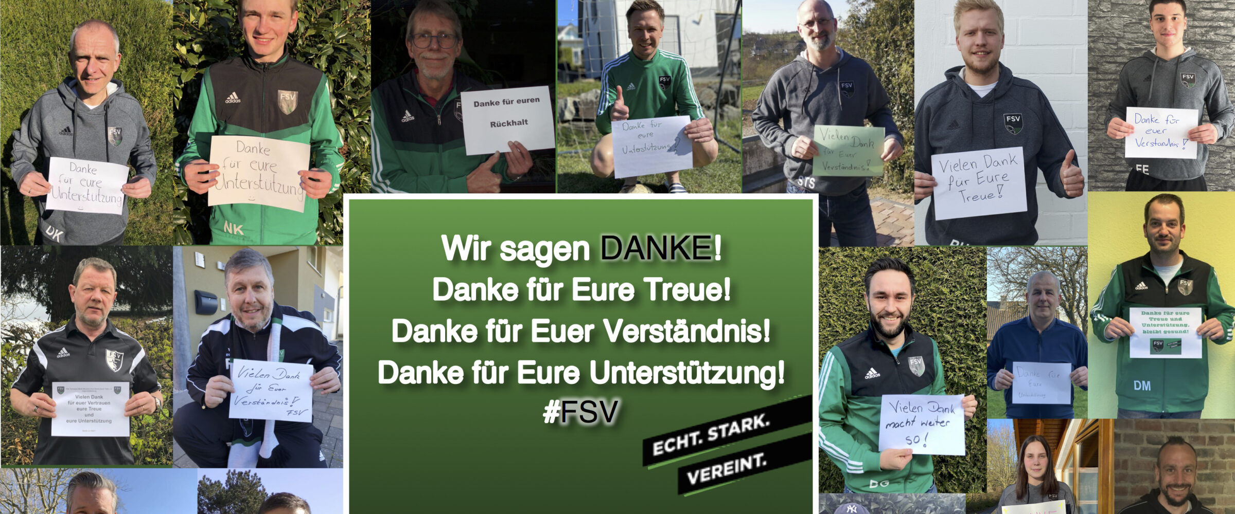 Der FSV bedankt sich bei seinen Mitgliedern