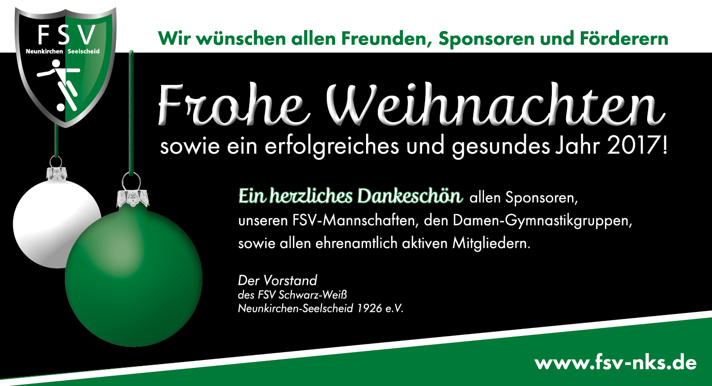 Frohe Weihnachten