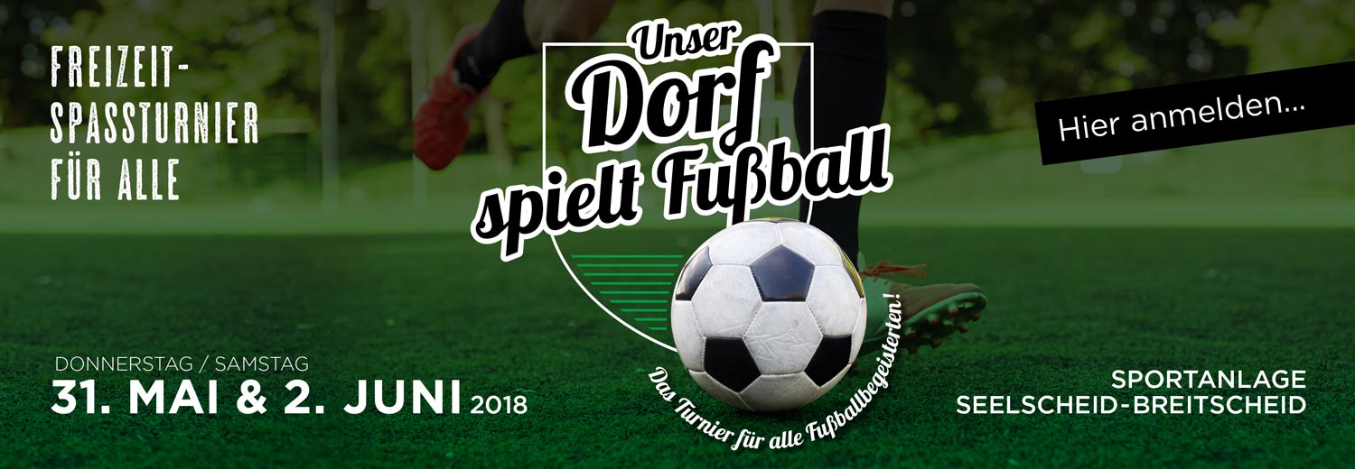 Anmeldung für „Unser Dorf spielt Fußball“ ab sofort möglich!